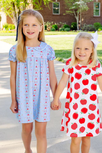 Holly Day Dress- Red First Day Flowers