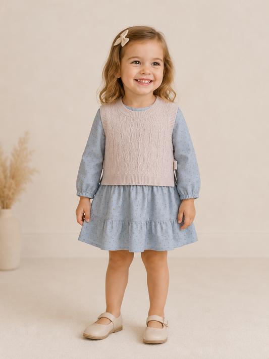 Knit Vest Dress 2943