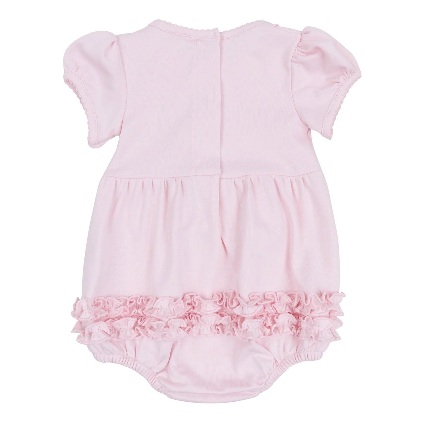 Tiny Tailgater Ruffle Bubble- Pink