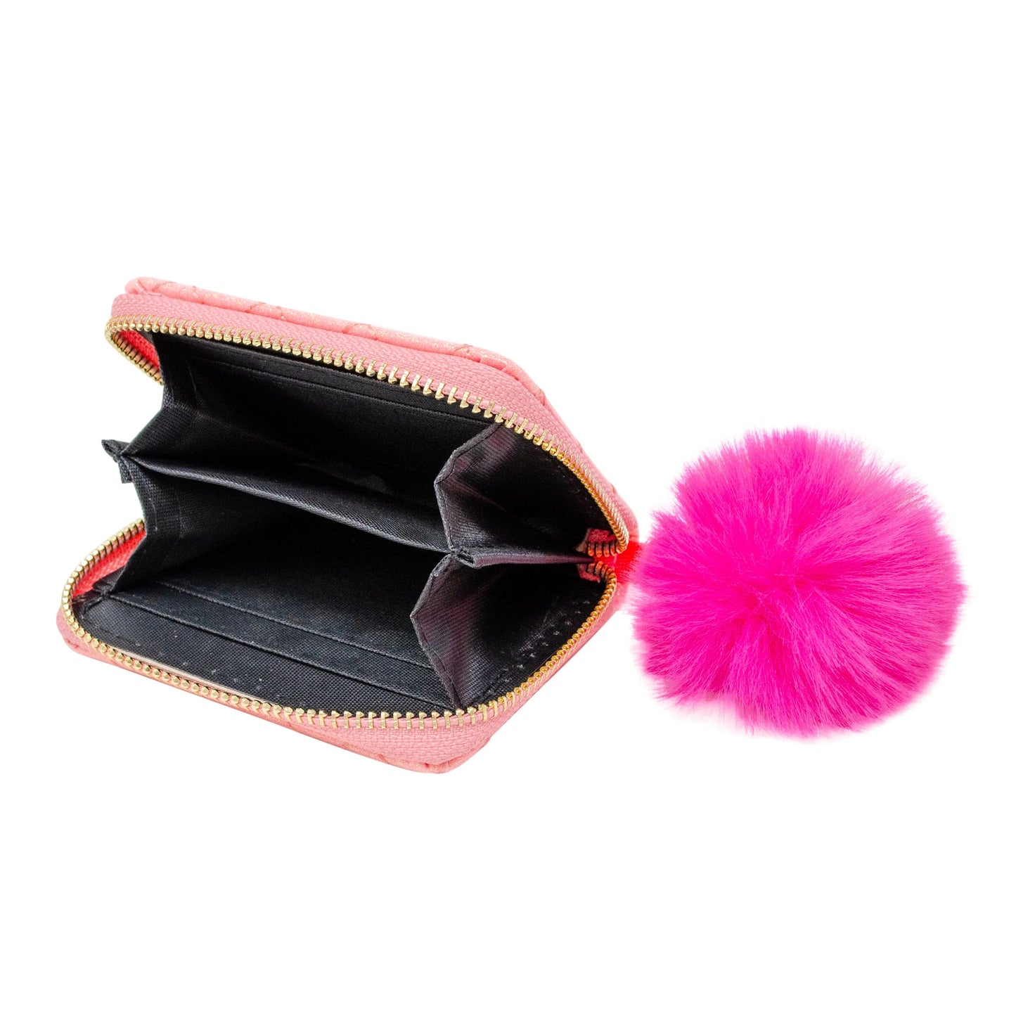 Sparkle Quilted Wallet - Bubblegum