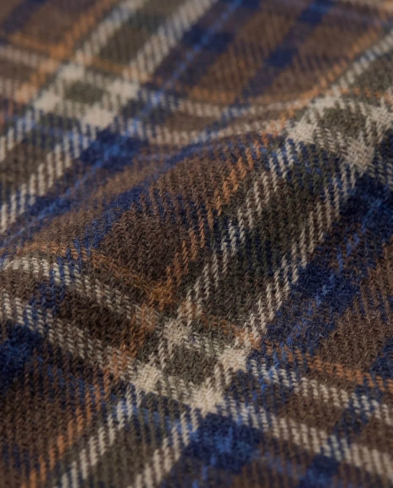 Glen Hooded Shirt - Earth Plaid