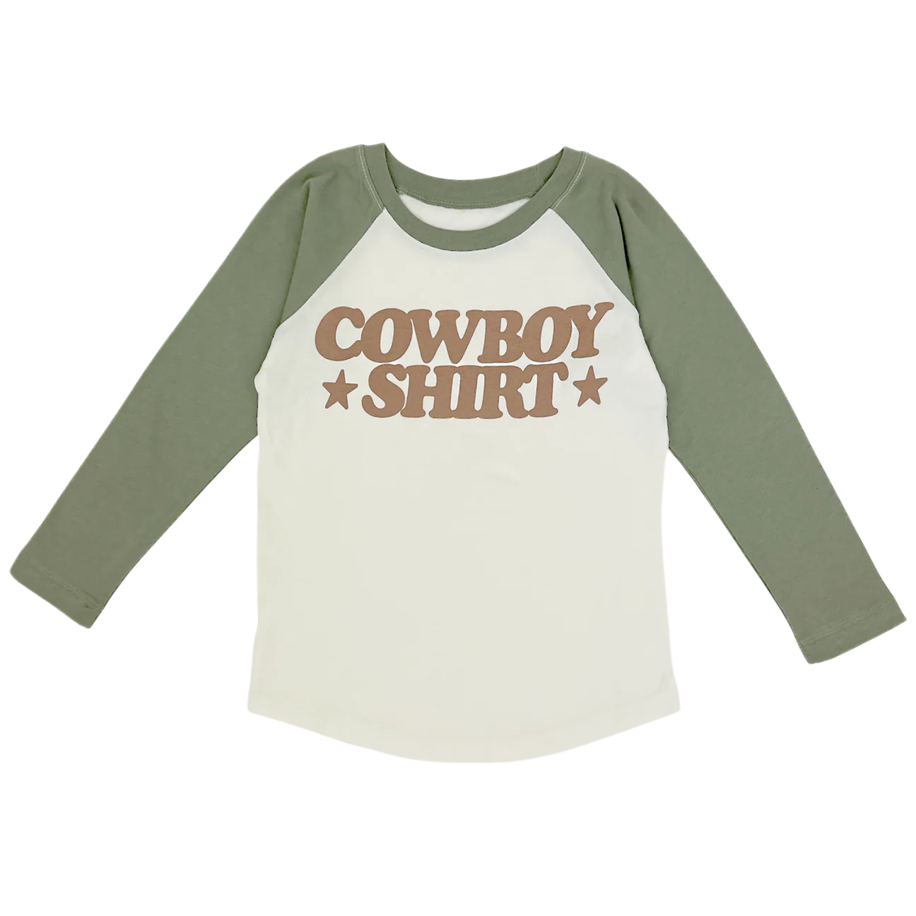 Raglan Tee - Cowboy Nat/Pine