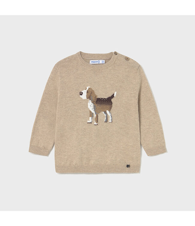 Beige Dog Sweater
