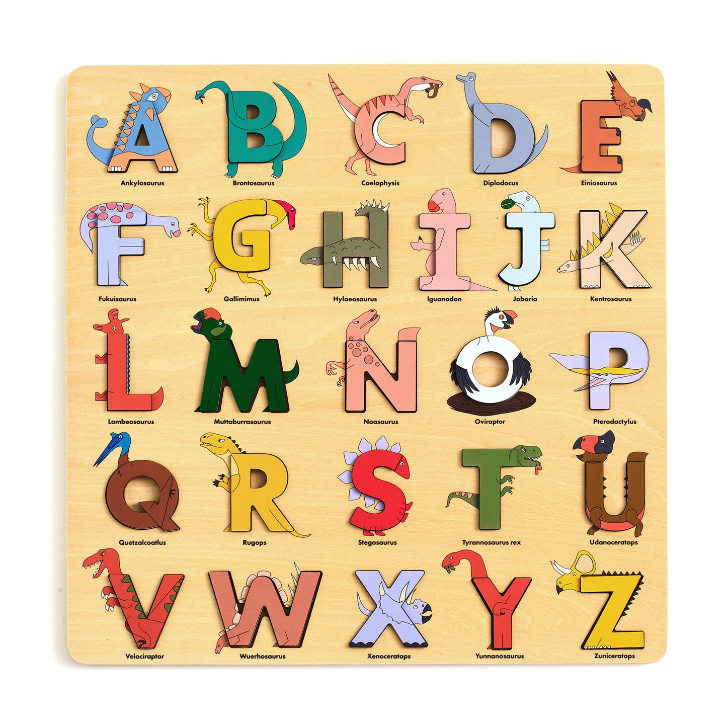 Alphabet Puzzle- Dino
