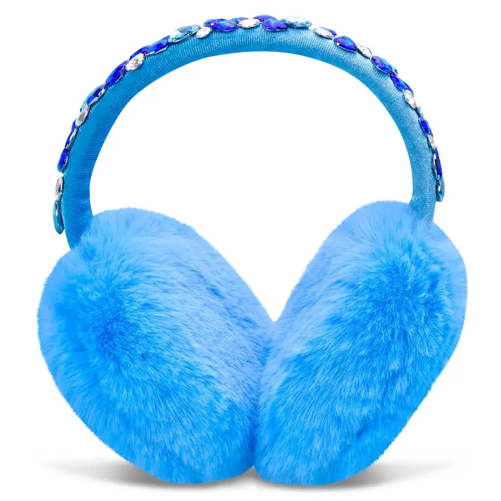 Rhinestone Earmuffs- Jazzy Blue