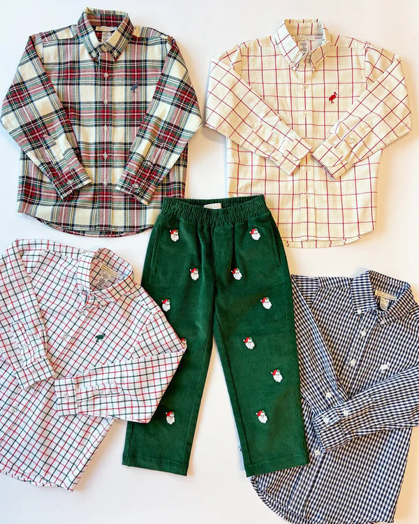 Dean's List Dress Shirt - Grier Green/Tattersall