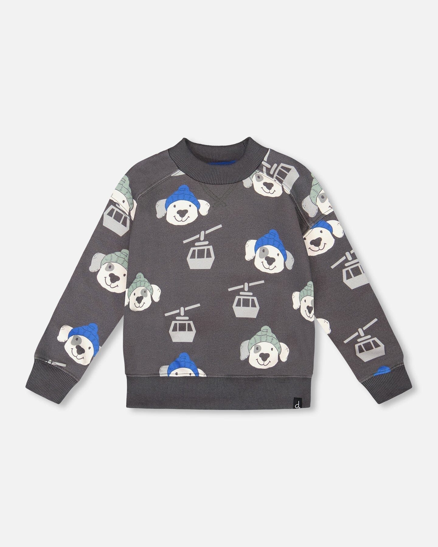 Dogs w/Beanie- Sweatshirt