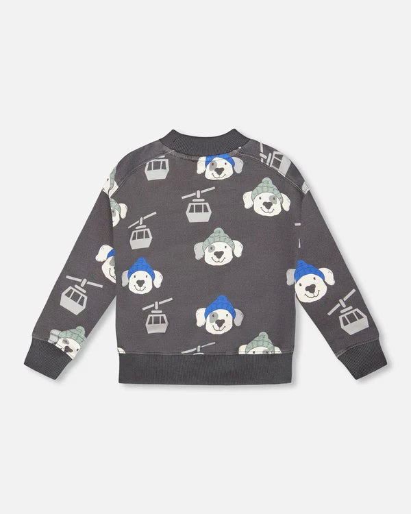 Dogs w/Beanie- Sweatshirt