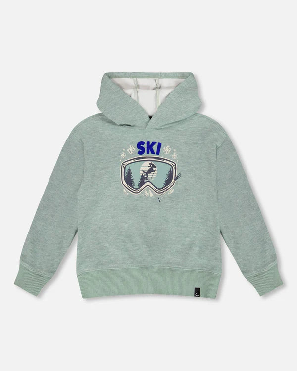 Hoodie- Green Ski