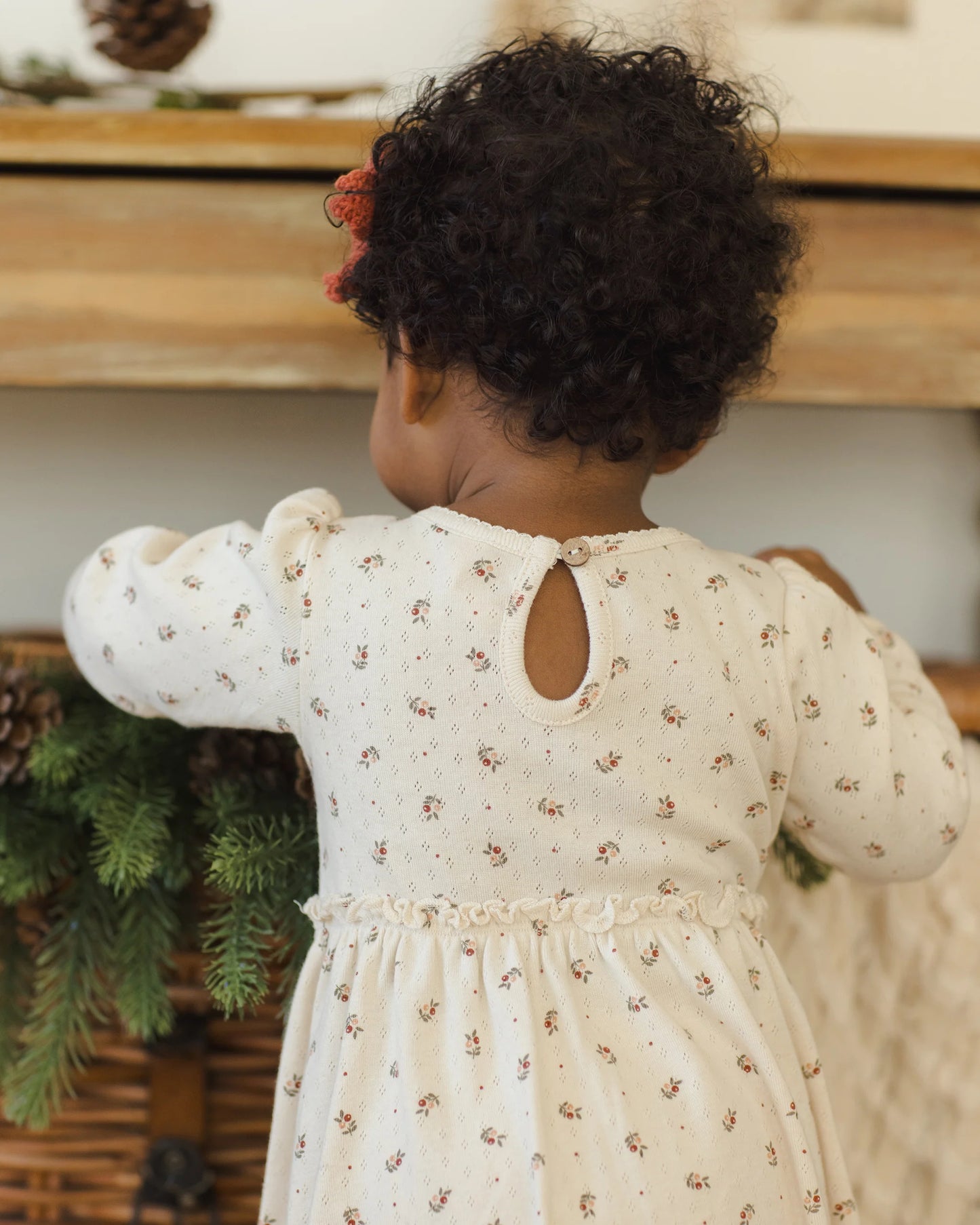 Alda Dress- Holly Berry