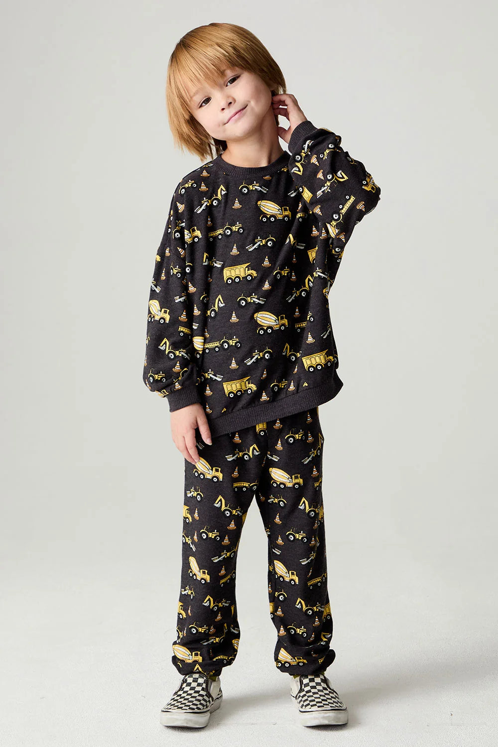 Construction Crew Black Pullover