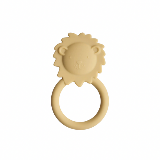 Lion Teether (Soft Yellow)