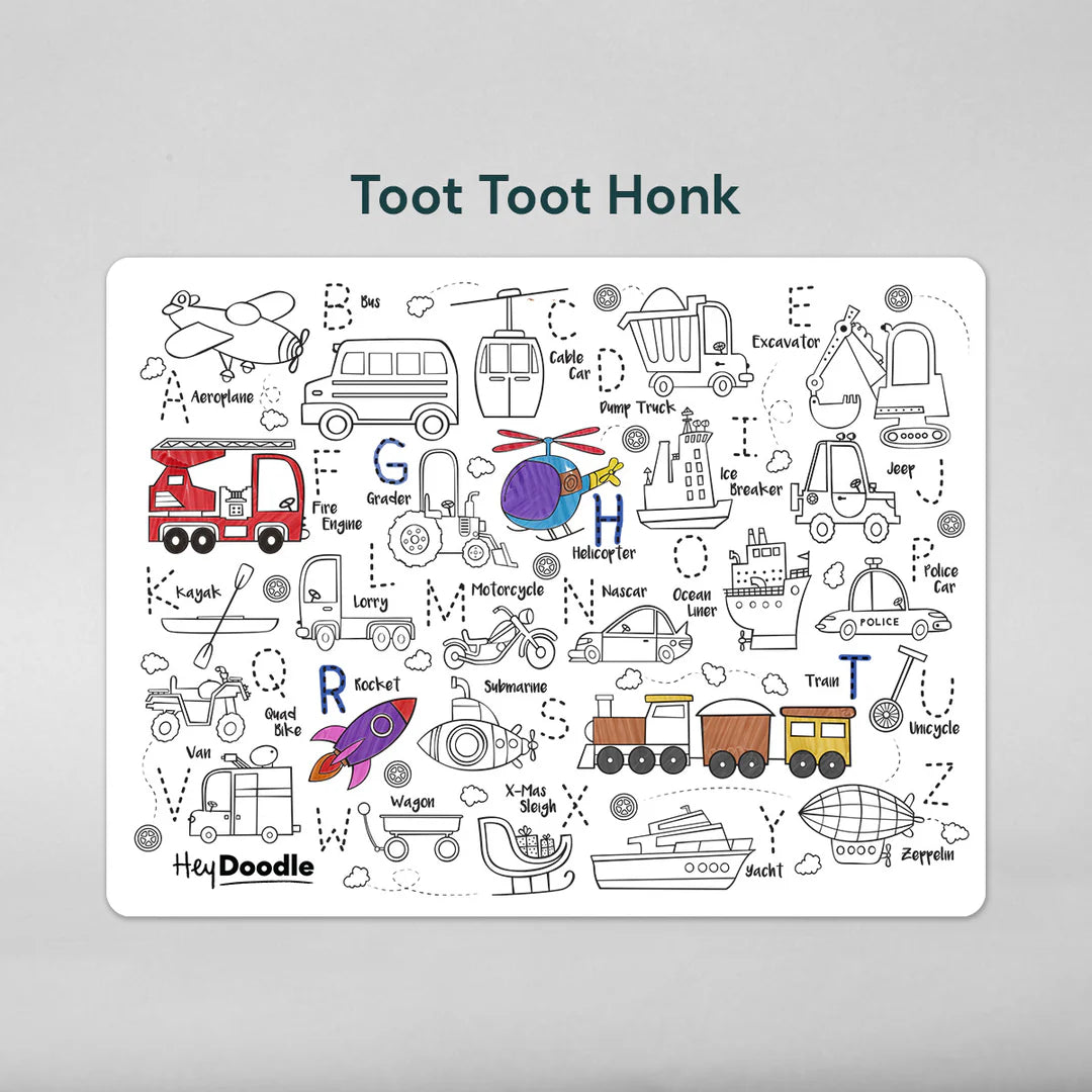 Doodle Mat - Toot Toot Honk