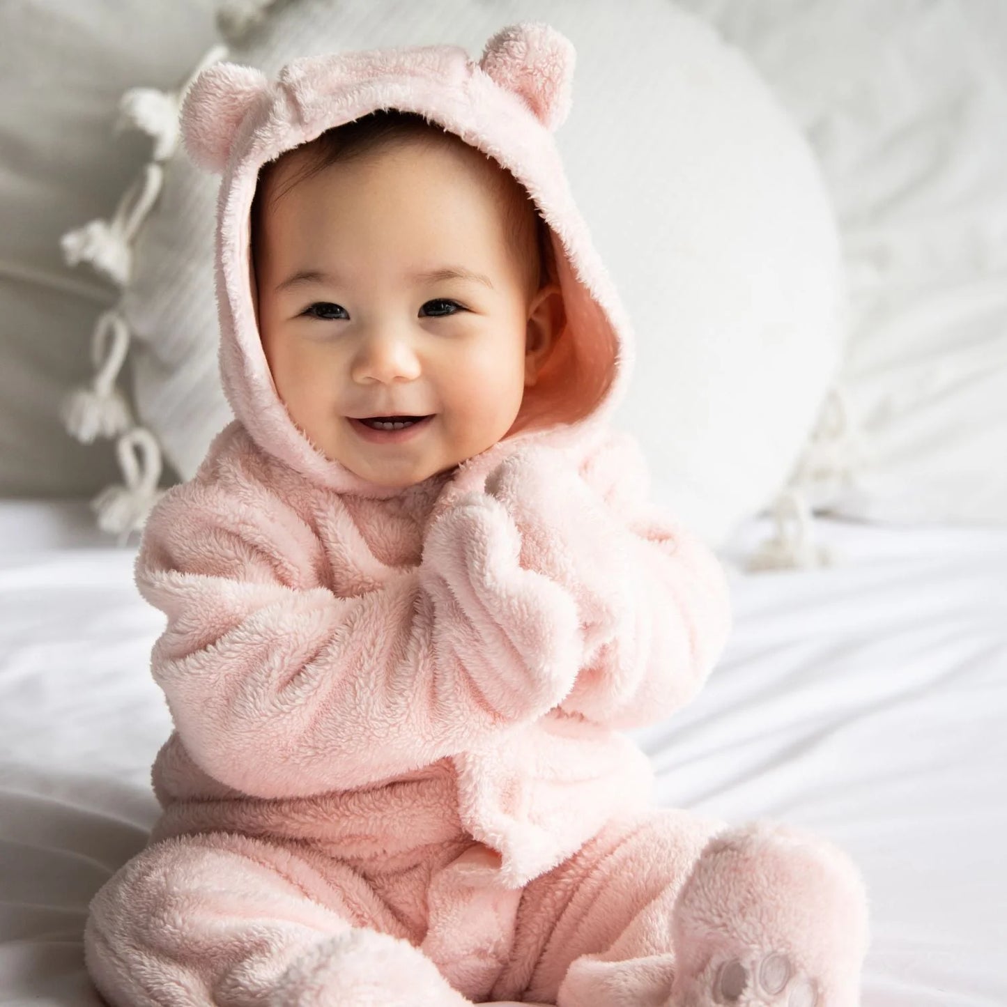 Minky Footie - Pink