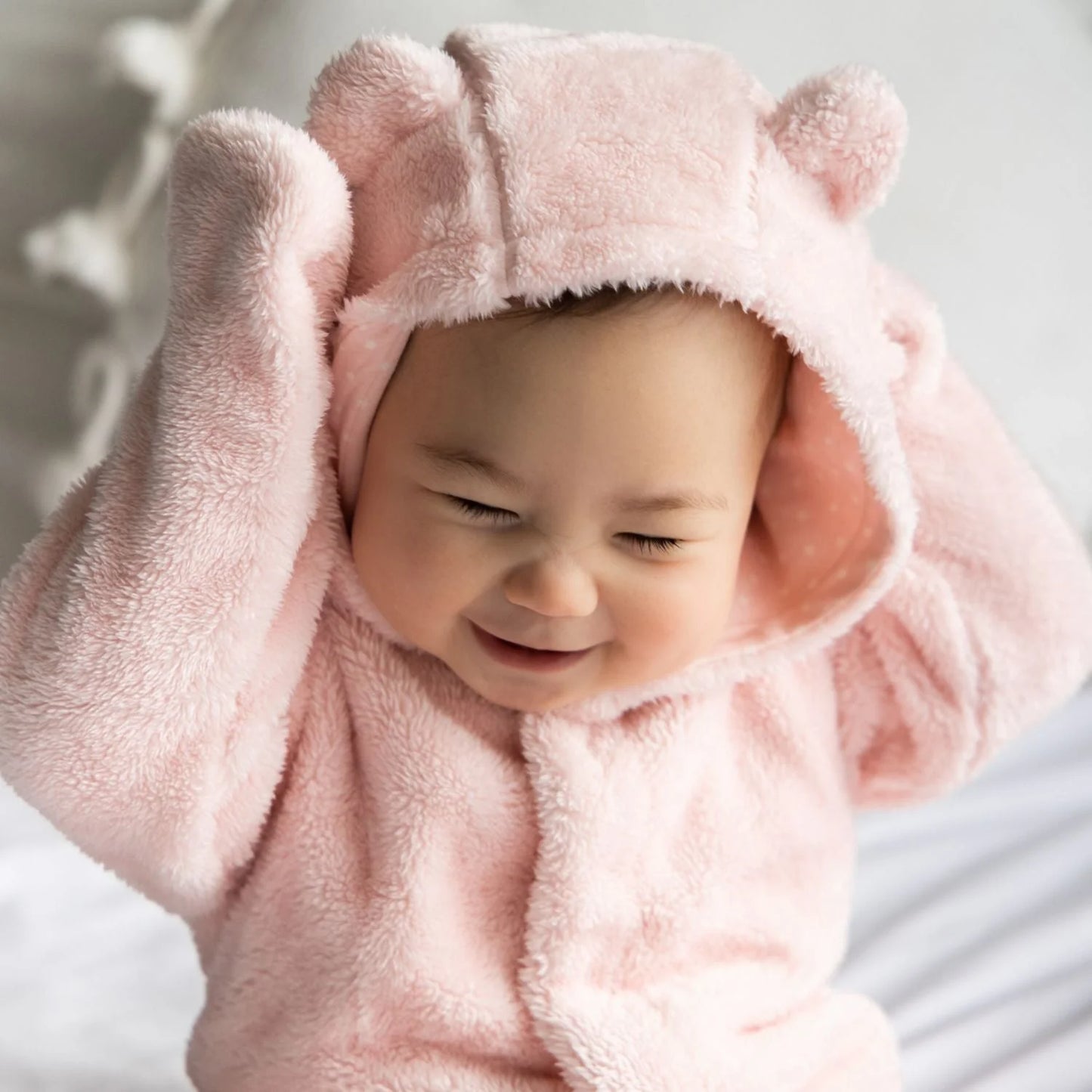 Minky Footie - Pink