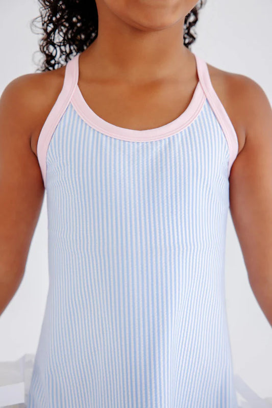 Tennis Dress- Prepletica Beale St. Blue