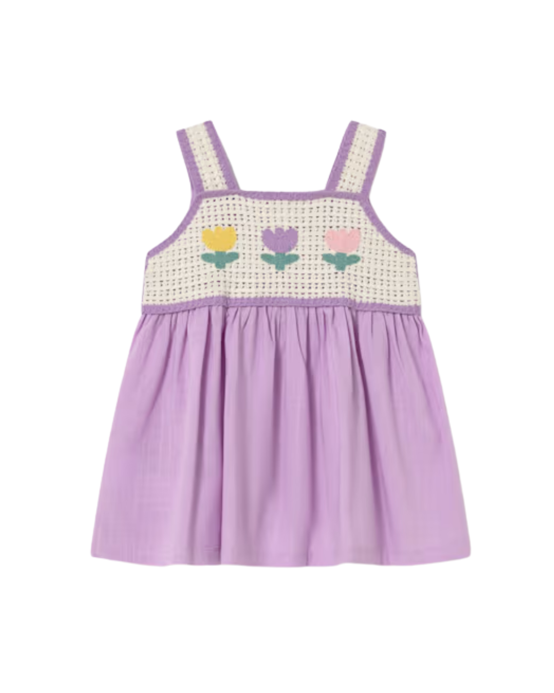 Crochet Dress- Lilac 1931