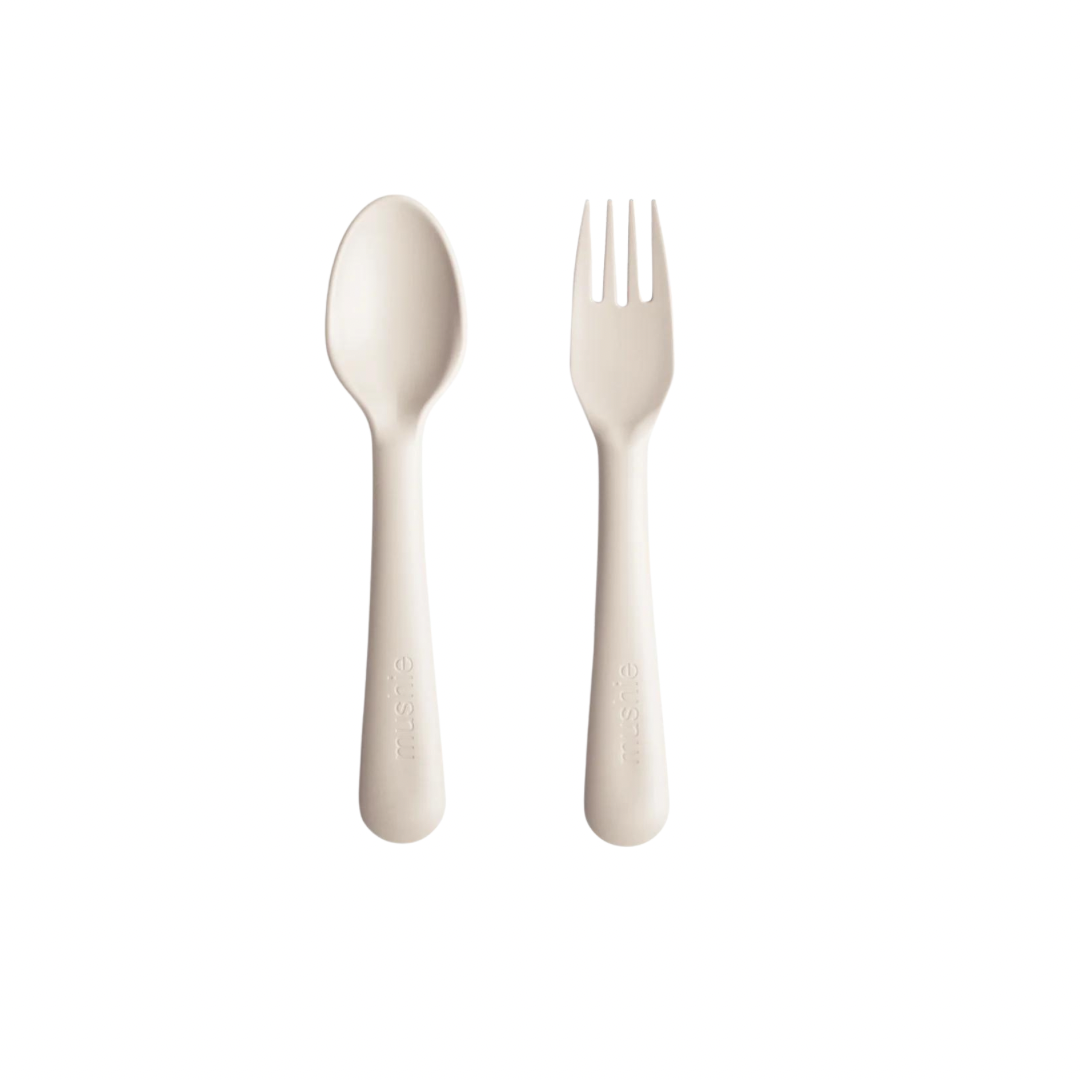 Mushie Fork & Spoon Set