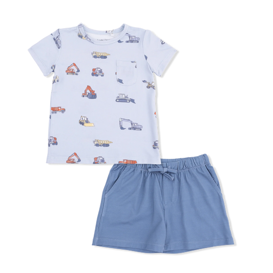 AD Tee & Short- Construction Vehicles