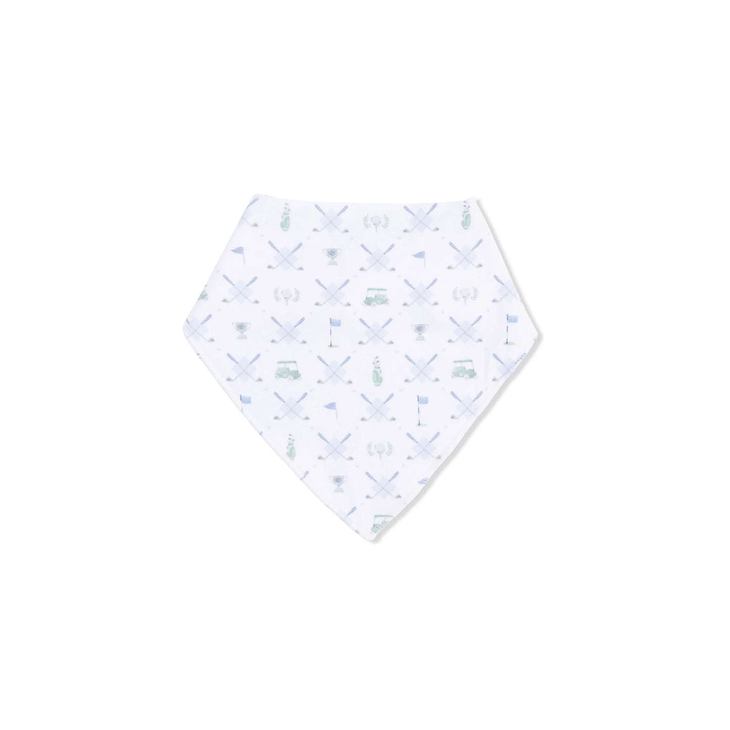 AD Bib Bandana - Golf Trellis Blue