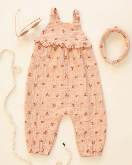 Kinsley Jumpsuit- Cherry