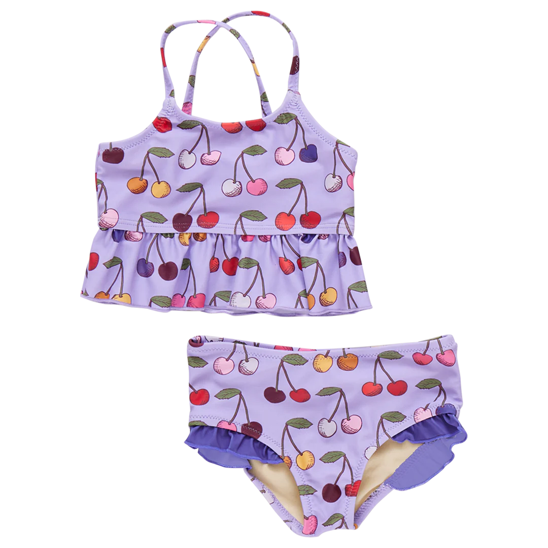 Joy Tankini - Lavender Cherry