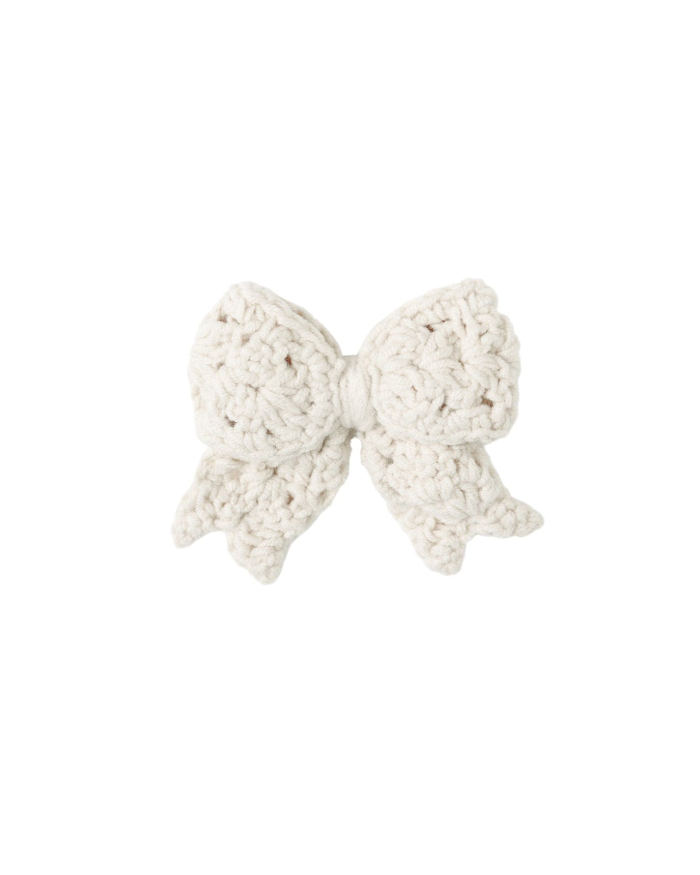 QM Crochet Bow- Natural