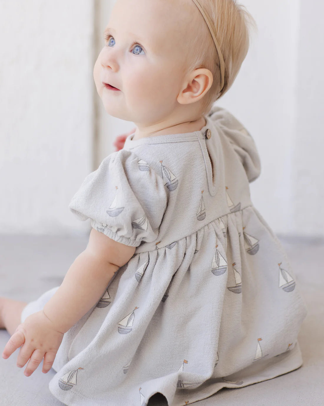 QM Darla Dress - Sailboats