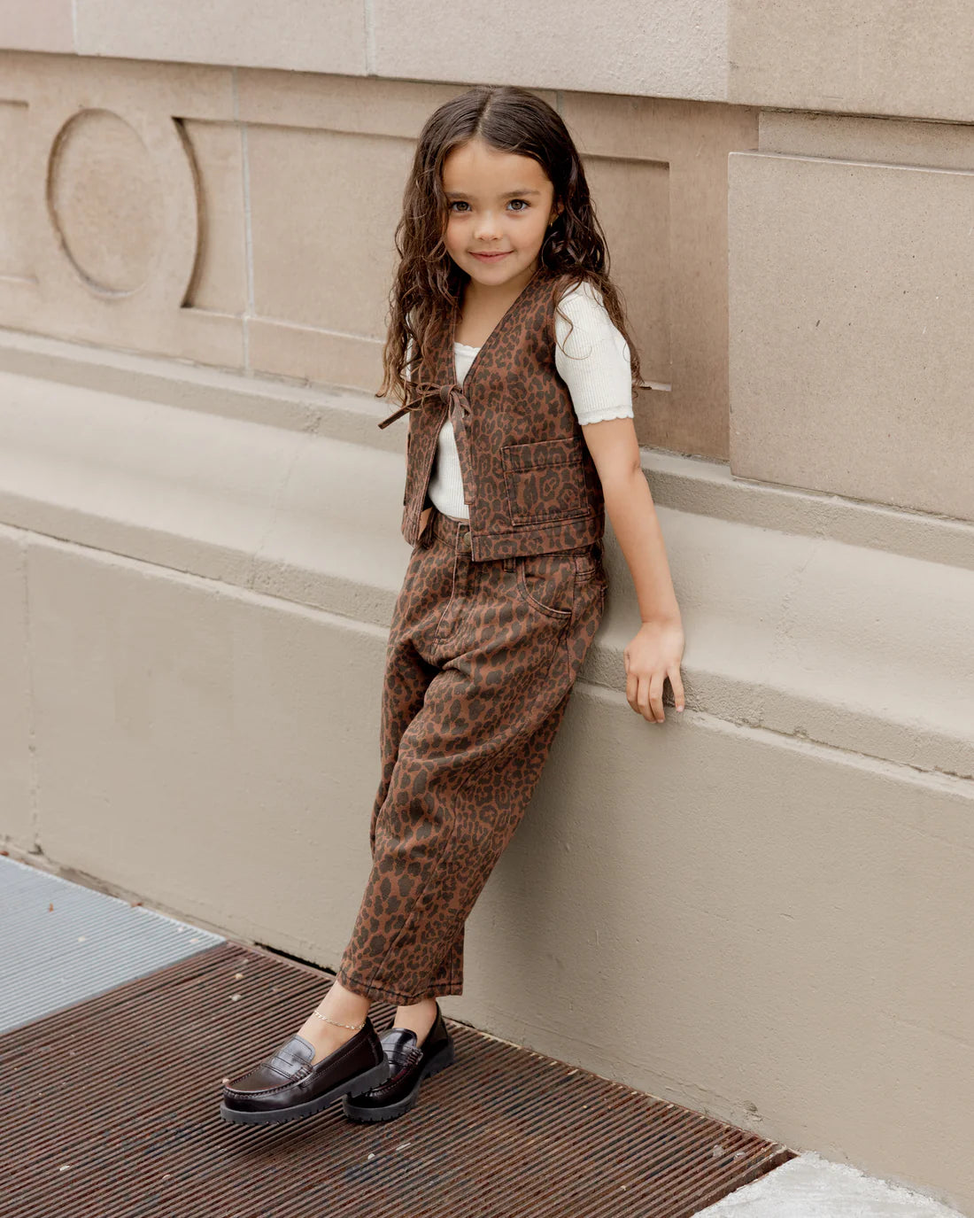 R+C Barrel Pant- Leopard
