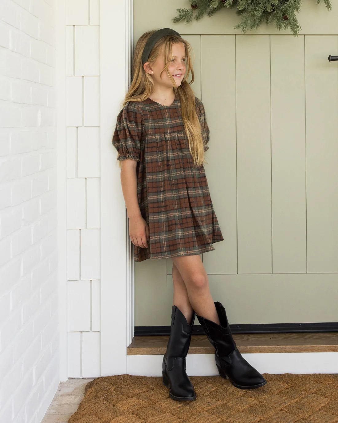 Jolene Dress- Holiday Plaid