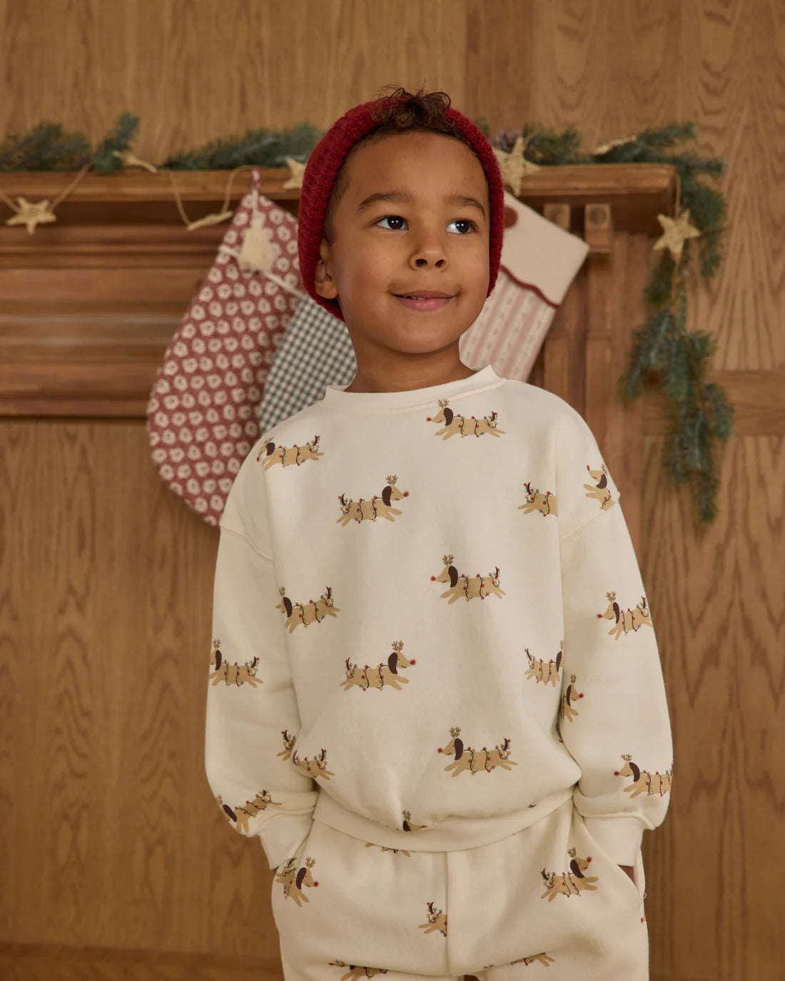 Sweatshirt + Jogger Set- Christmas Dogs