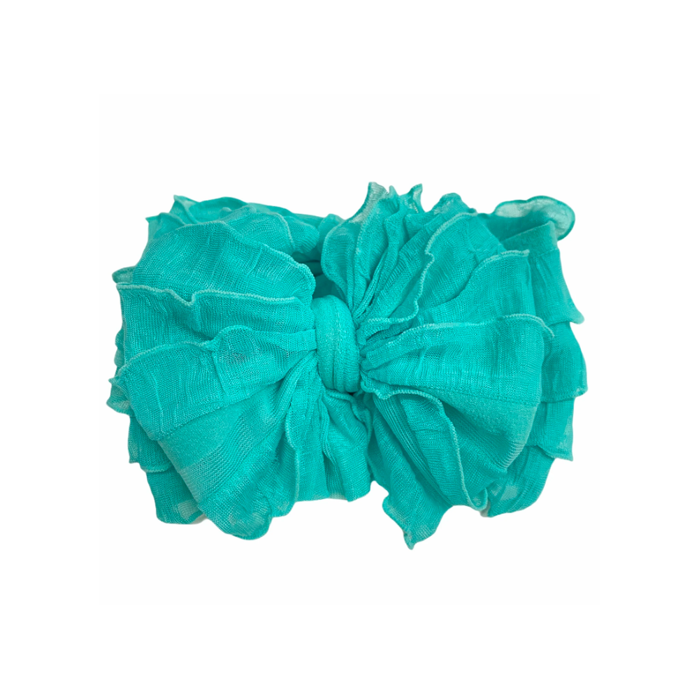 RR Ruffle Headband - Mint