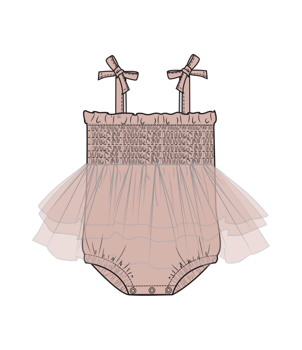 AD Tutu Bubble - Rose Smoke