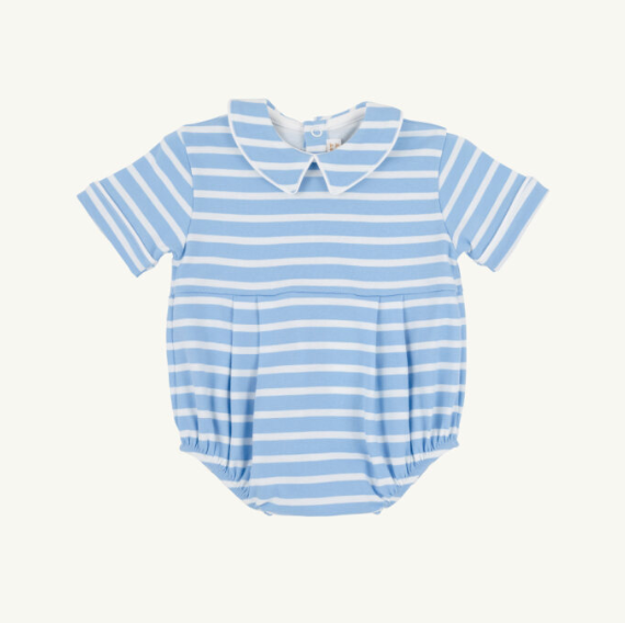 Bradford Pima Bubble - Sky/White Stripe