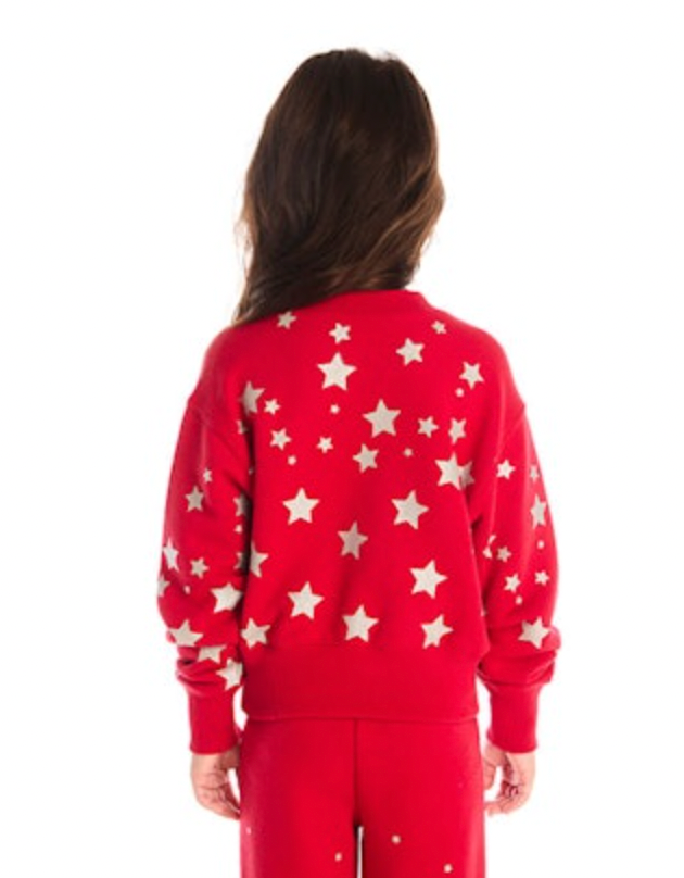 Starry Night Pullover - Red