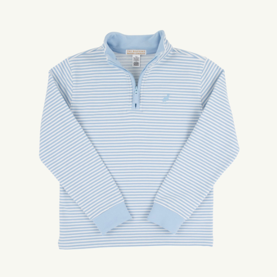Hayword Half-Zip- Blue Stripe