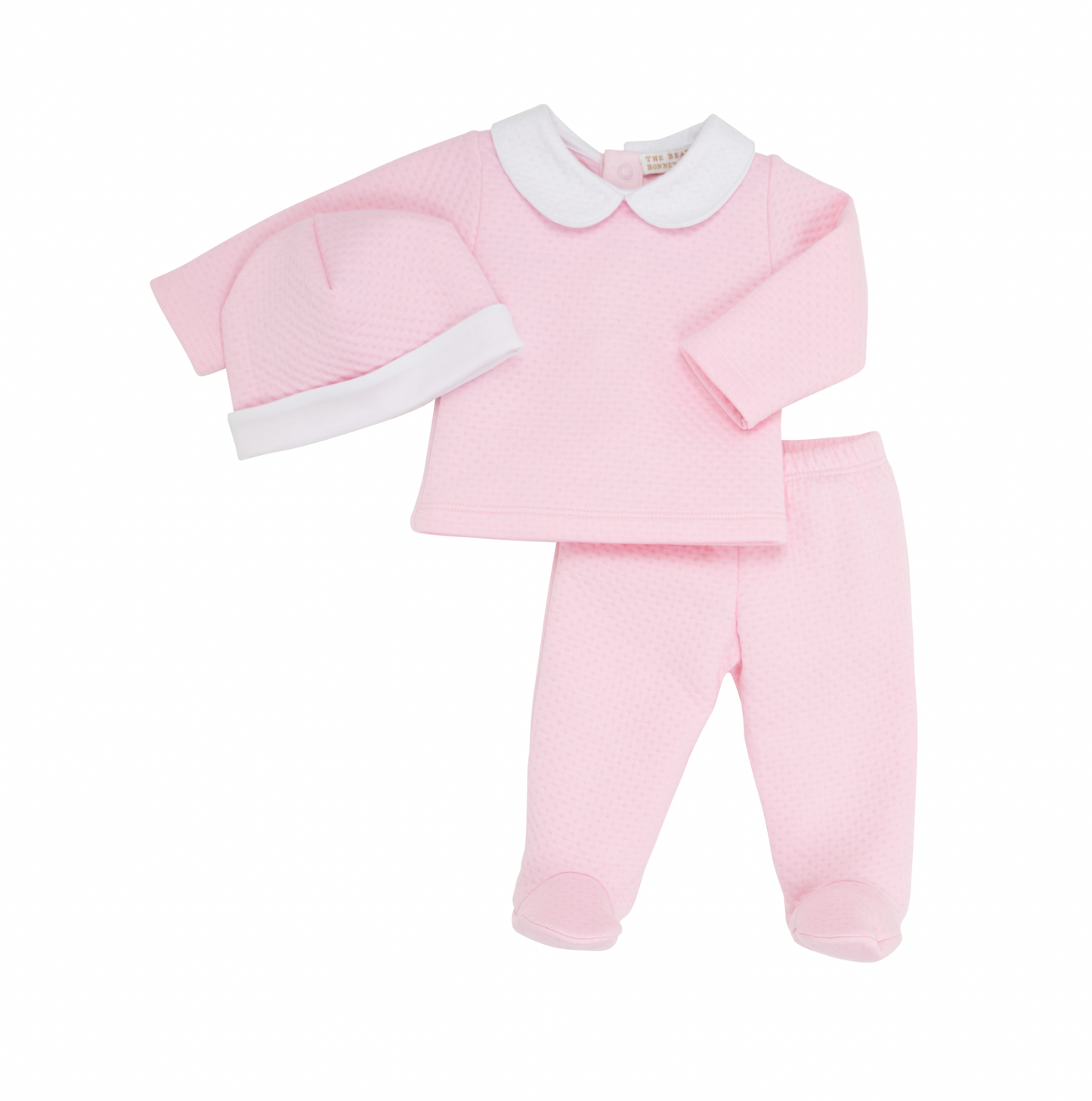 Harts Hold Me Set- Pink Pima