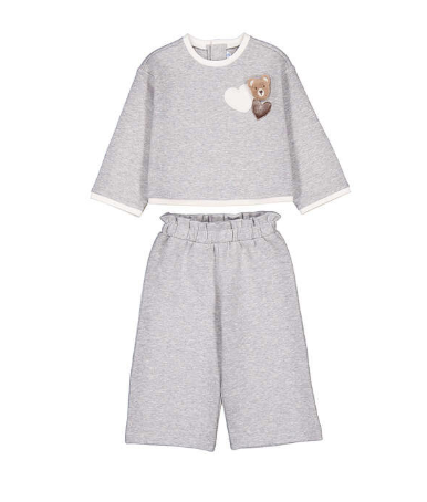 Bear Set- Heather Grey