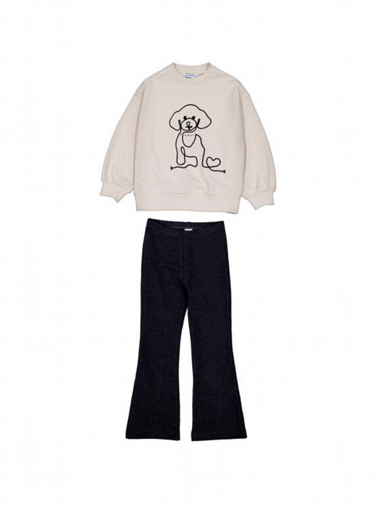 Dog Sweat Set- Black