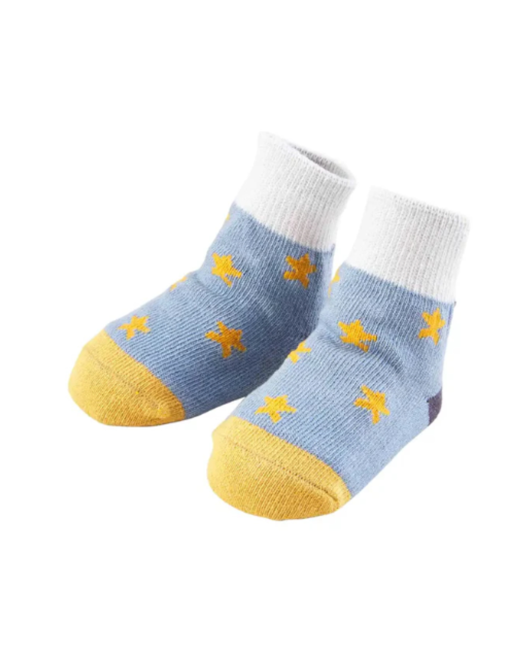 Color-Block Star Socks