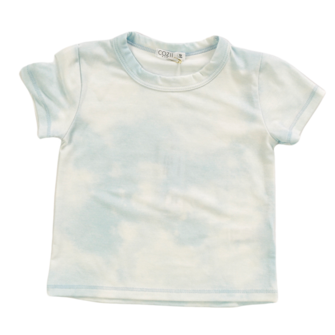 Blue Tie Dye Tee