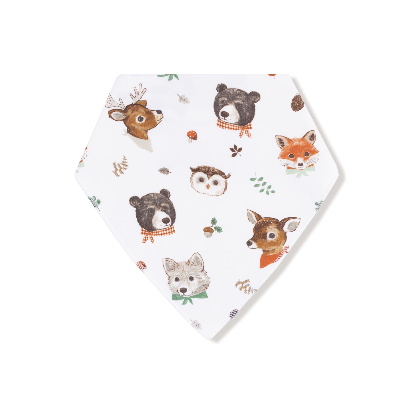 AD Bib Bandana - Woodland Faces