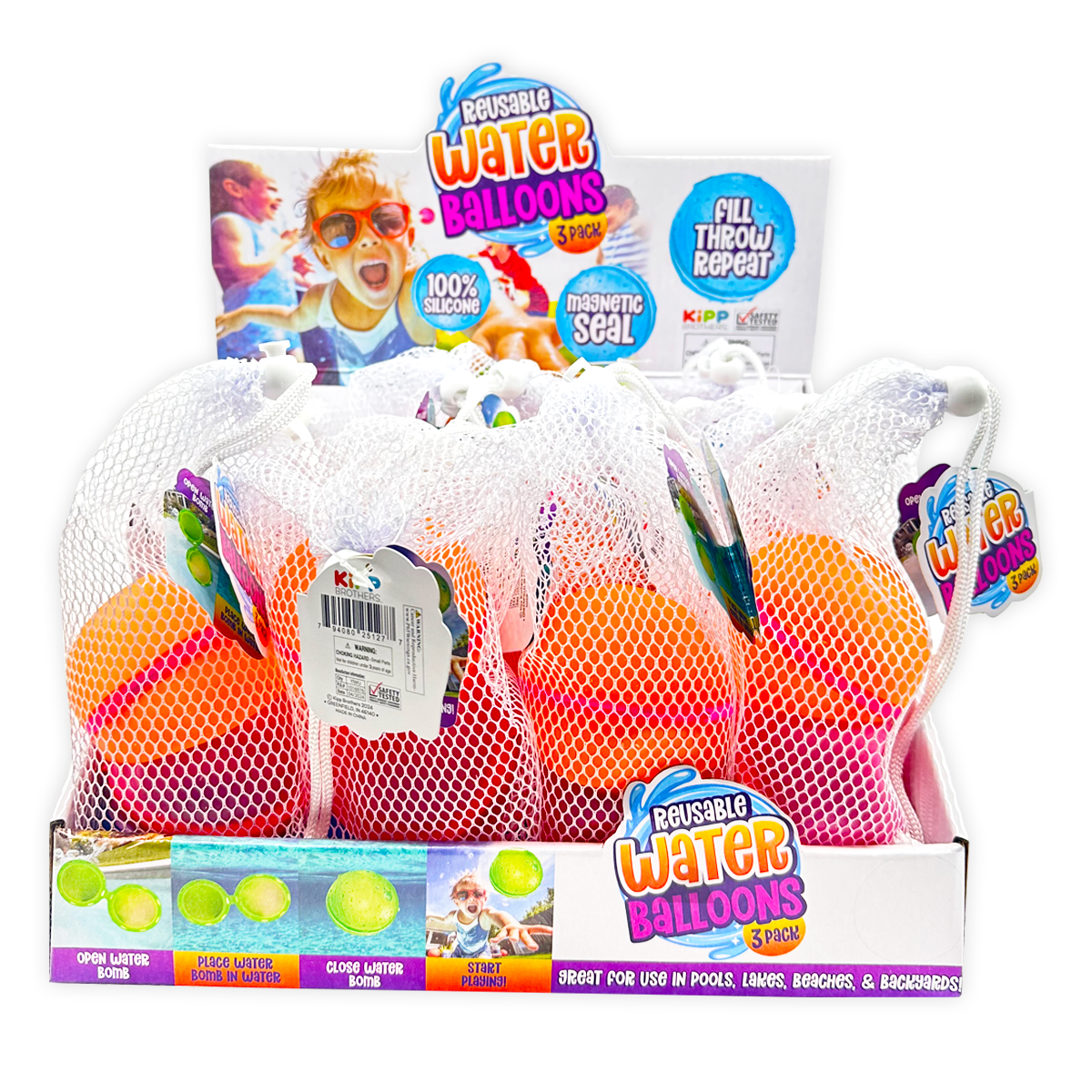 Magnetic Water Balloons - 3pc