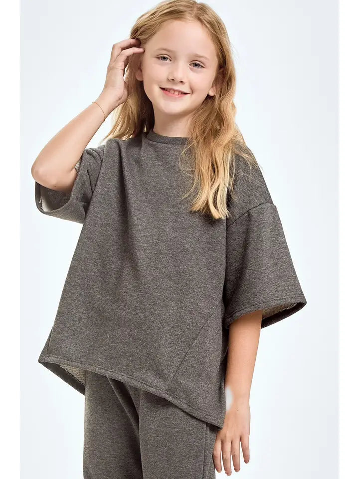 French Terry Set- Charcoal
