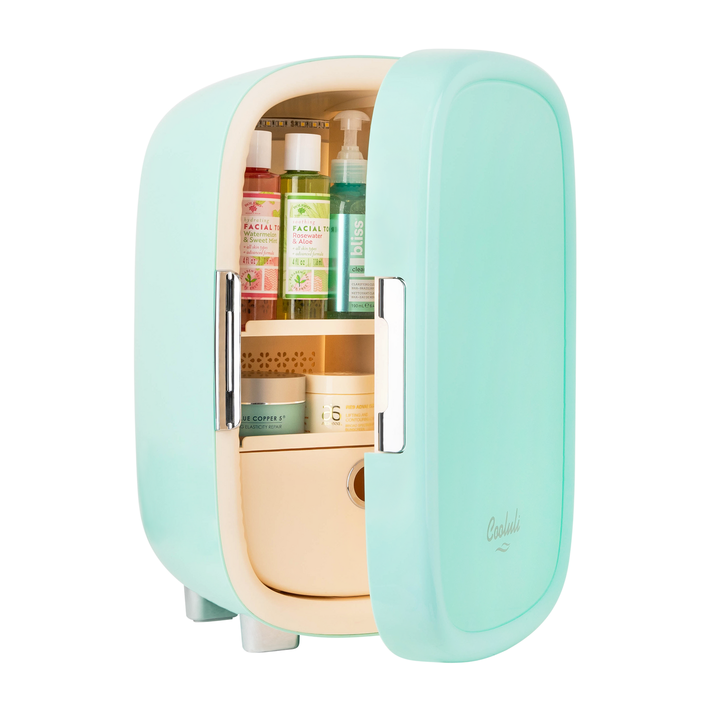 Beauty 12 Liter Mini Skincare Fridge: Pink