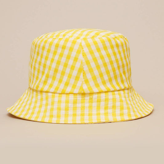 Yellow Reversible Bucket Hat