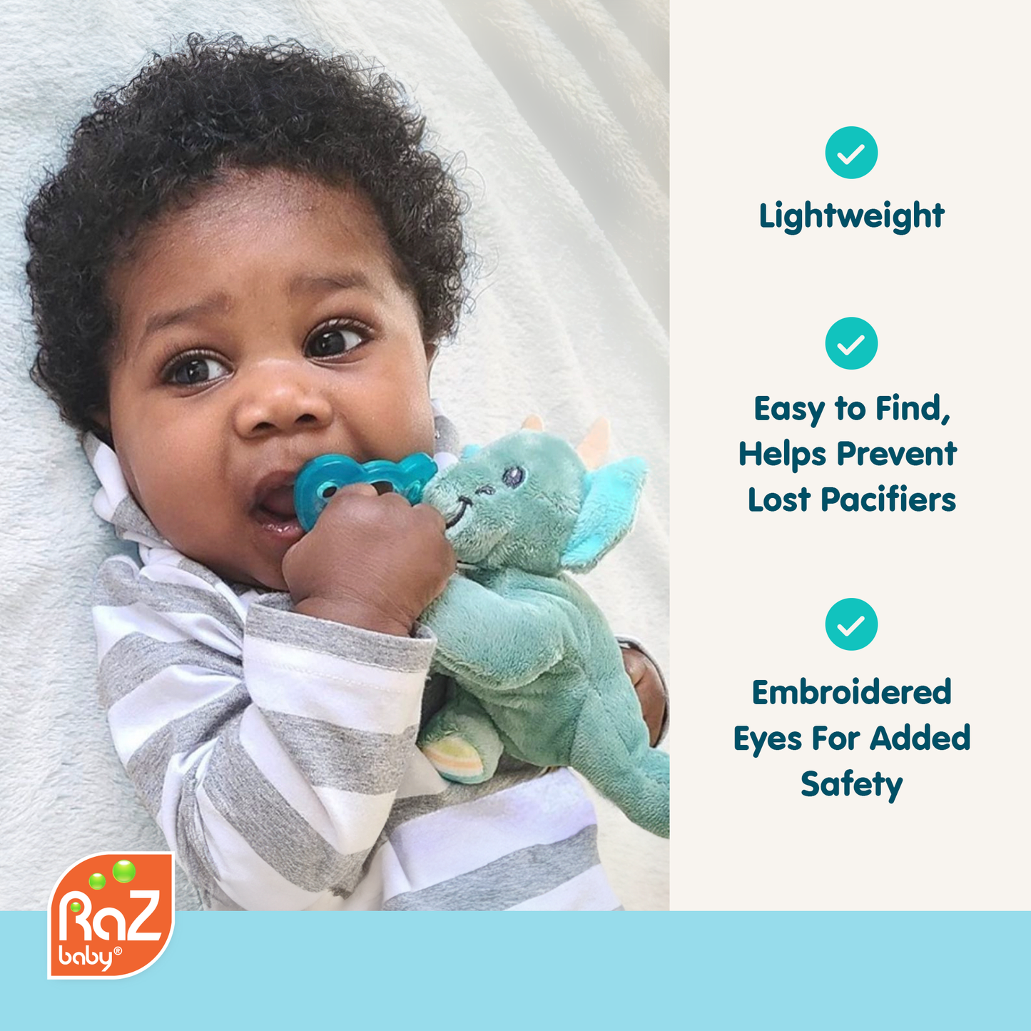 RaZbuddy Coby Cow Paci/Teether