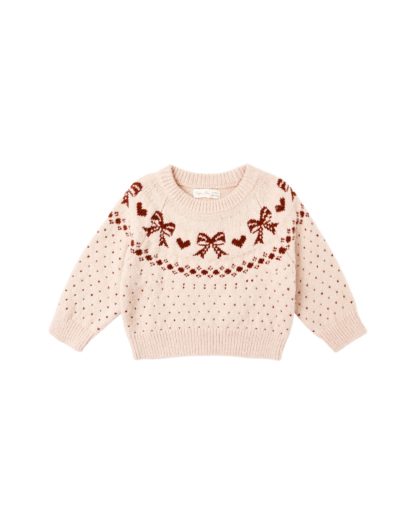 Fair Isle Sweater- Bows