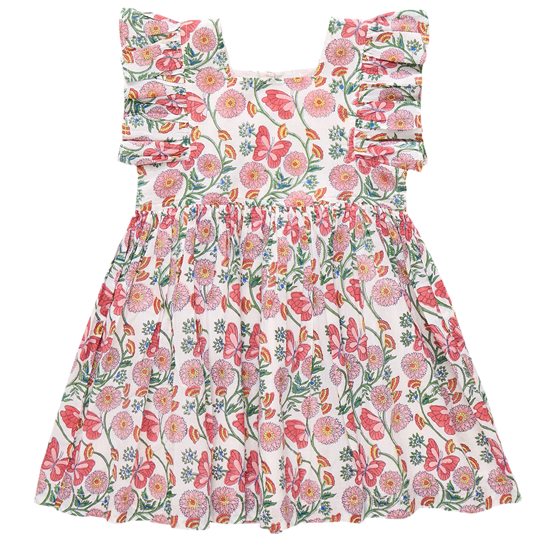 Elsie Dress - Butterfly Vines