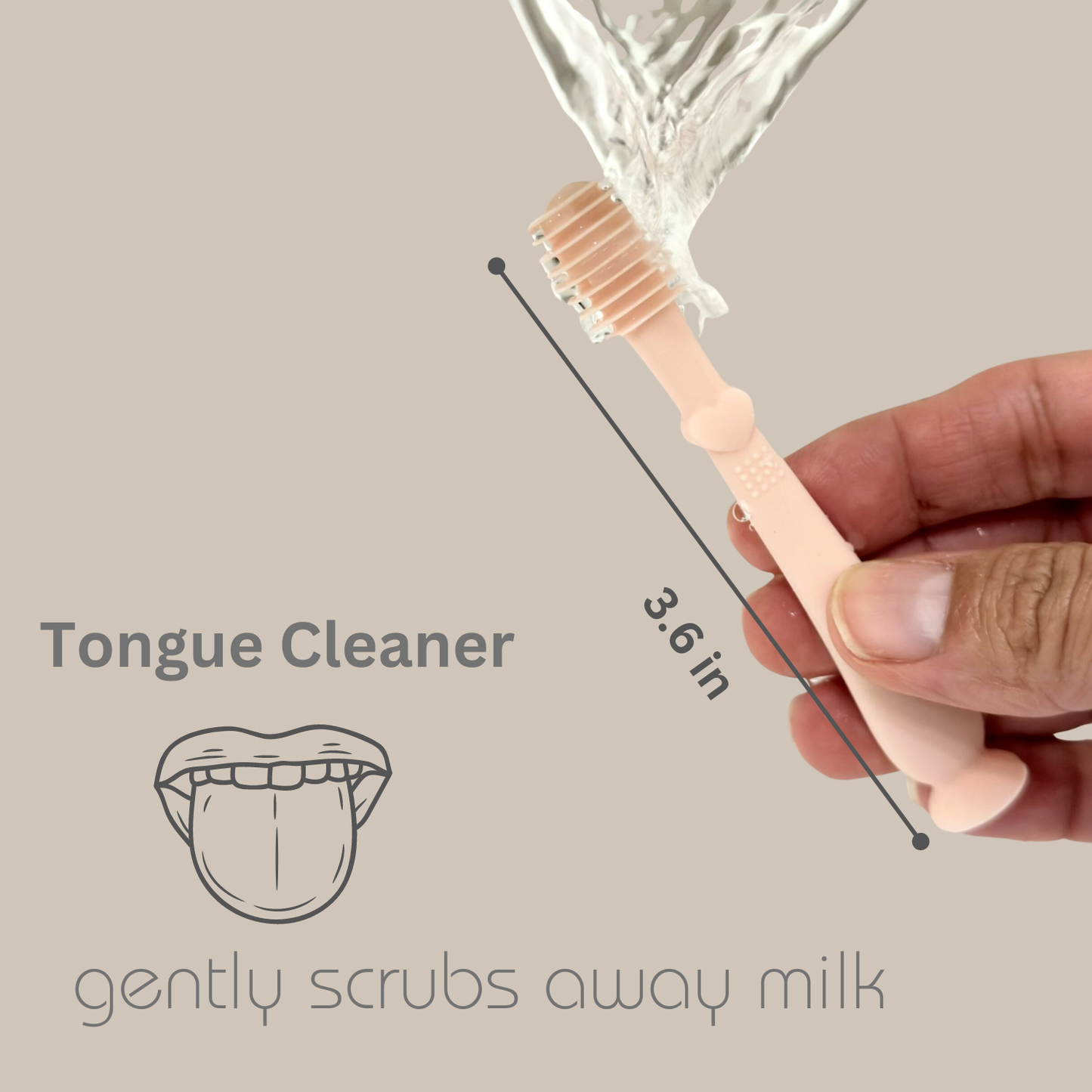 Baby Finger Toothbrush & Tongue Cleaner- 3m+